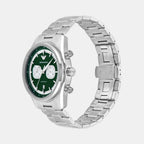 racer Men Quartz Green & Silver Dial Chronograph Stainless Steel Watch AR11637