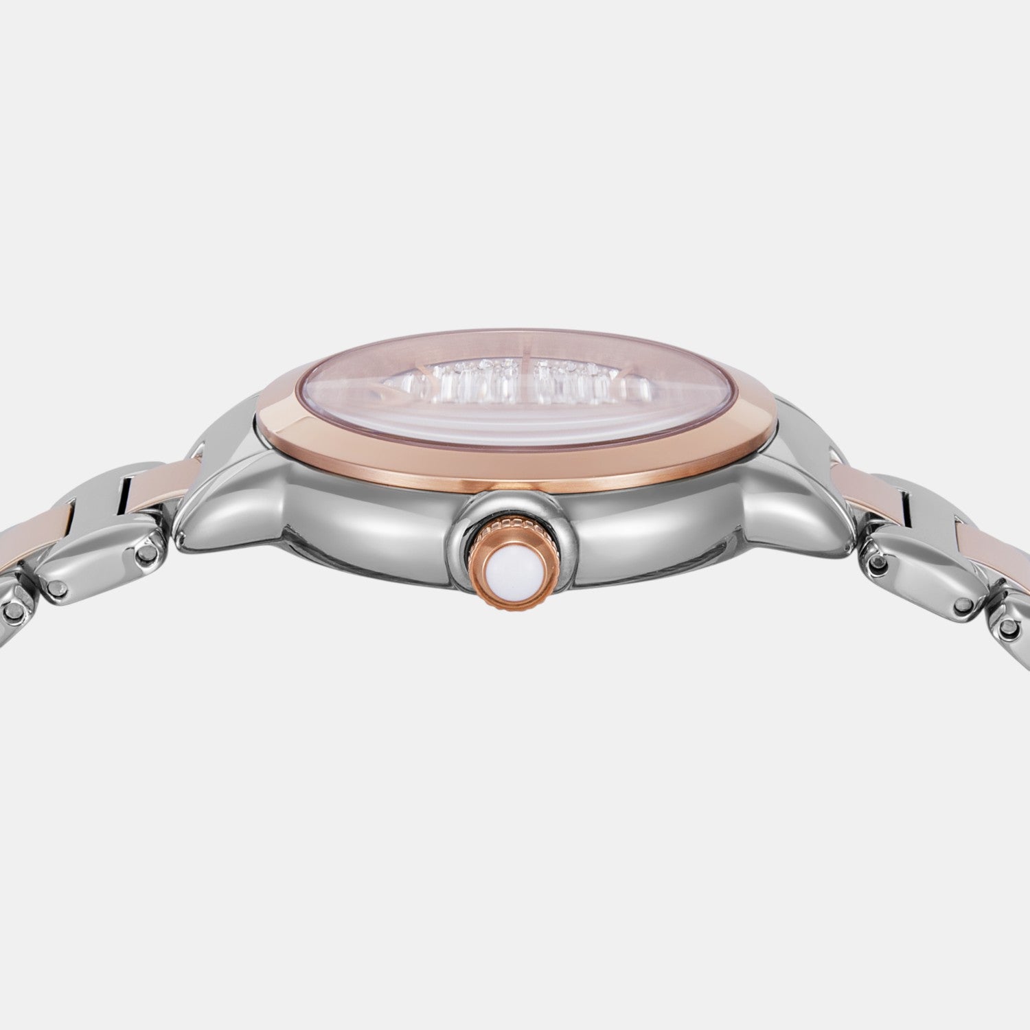 Women Quartz Silver Dial Analog Stainless Steel Watch AR11643