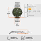 Emporio Armani Round Quartz Analog Men watch