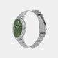 Men Quartz Green Dial Analog Stainless Steel Watch AR11644