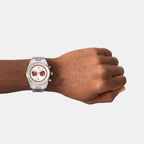 Men Quartz Two Tone Dial Chronograph Stainless Steel Watch AR11645