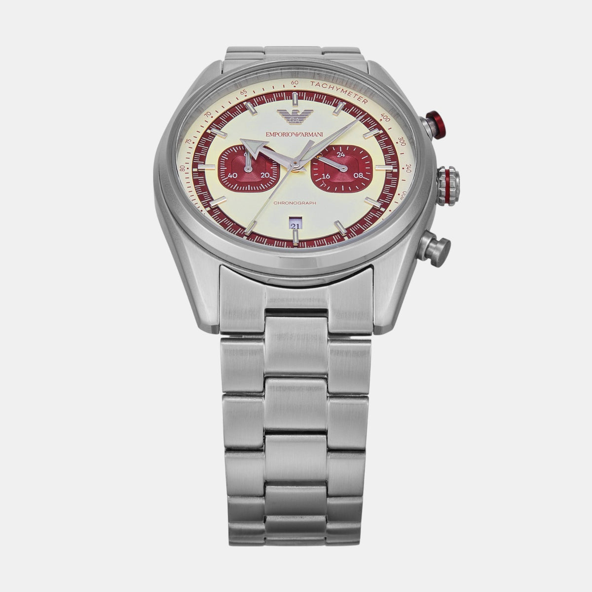 Men Quartz Multicolour Dial Chronograph Stainless Steel Watch AR11645