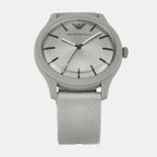 Men Quartz Grey Dial Analog Plastic Watch AR11653