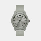 Men Quartz Grey Dial Analog Fabric Watch AR11653