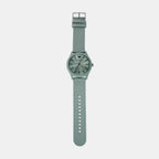 Men Quartz Green Dial Analog Plastic Watch AR11654