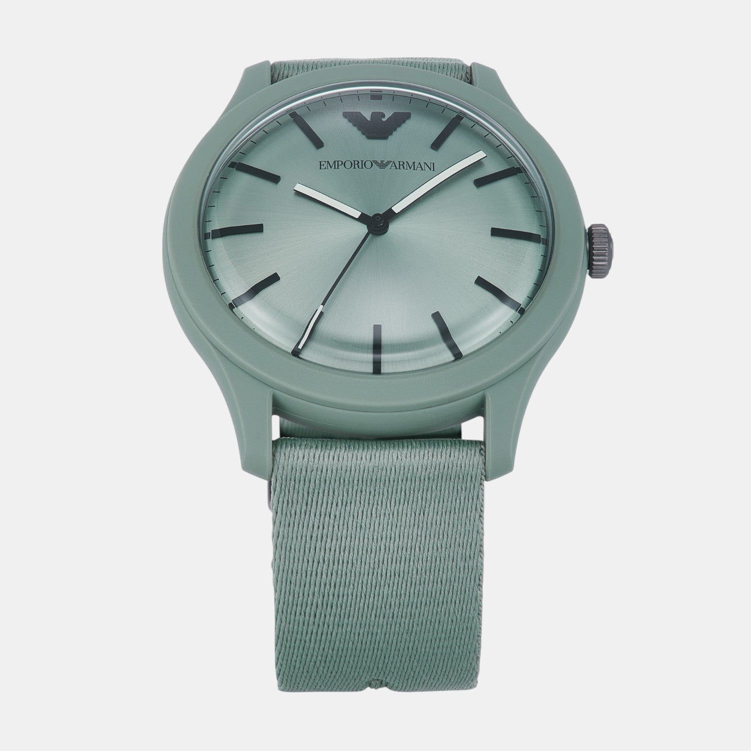 Men Quartz Green Dial Analog Plastic Watch AR11654