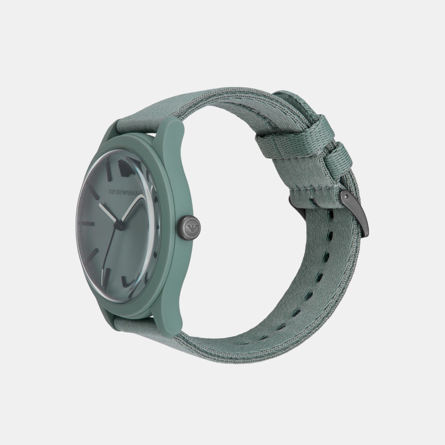 Men Quartz Green Dial Analog Plastic Watch AR11654