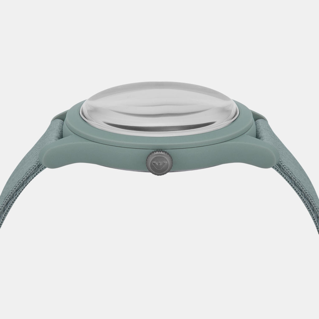 Men Quartz Green Dial Analog Plastic Watch AR11654