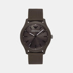 Men Quartz Brown Dial Analog Plastic Watch AR11655