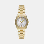 Women Quartz Mother Of Pearl Dial Analog Stainless Steel Watch AR11657