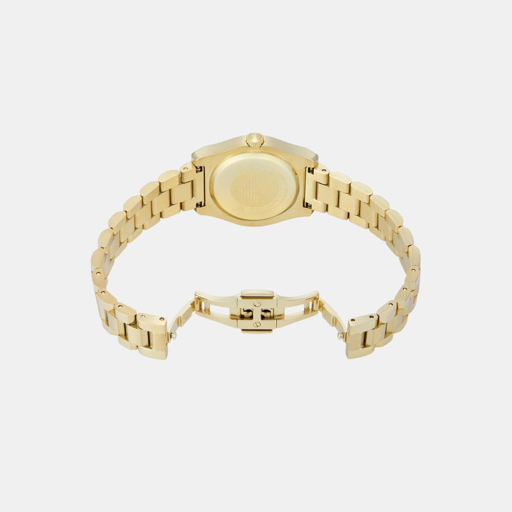 Women Quartz Mother Of Pearl Dial Analog Stainless Steel Watch AR11657