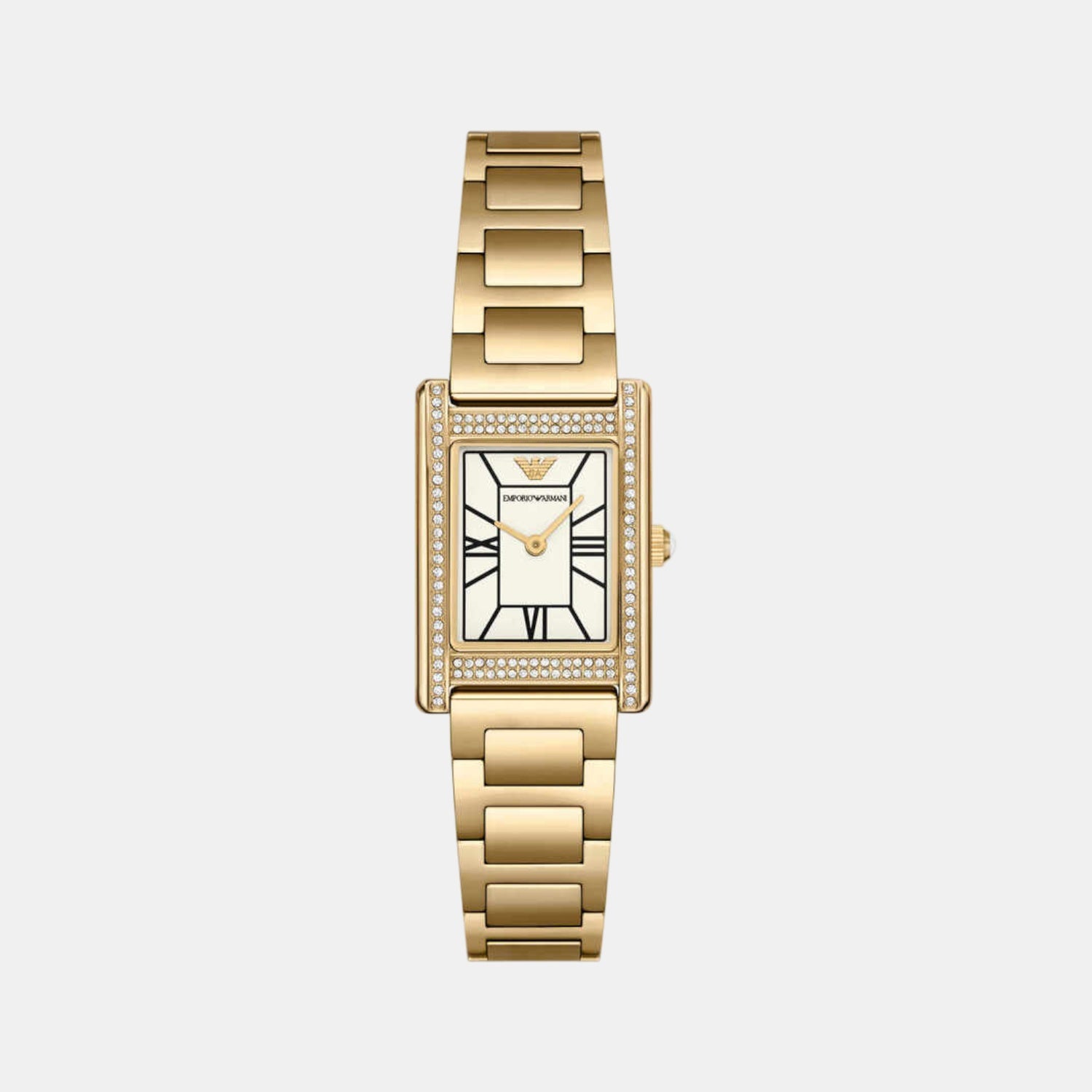 Women Quartz White Dial Analog Stainless Steel Watch AR11659