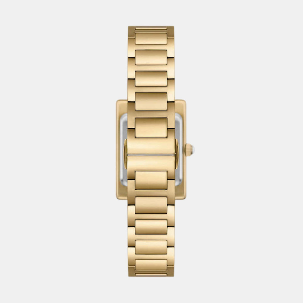 Women Quartz White Dial Analog Stainless Steel Watch AR11659