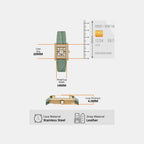 Women Quartz White Dial Analog Leather Watch AR11661