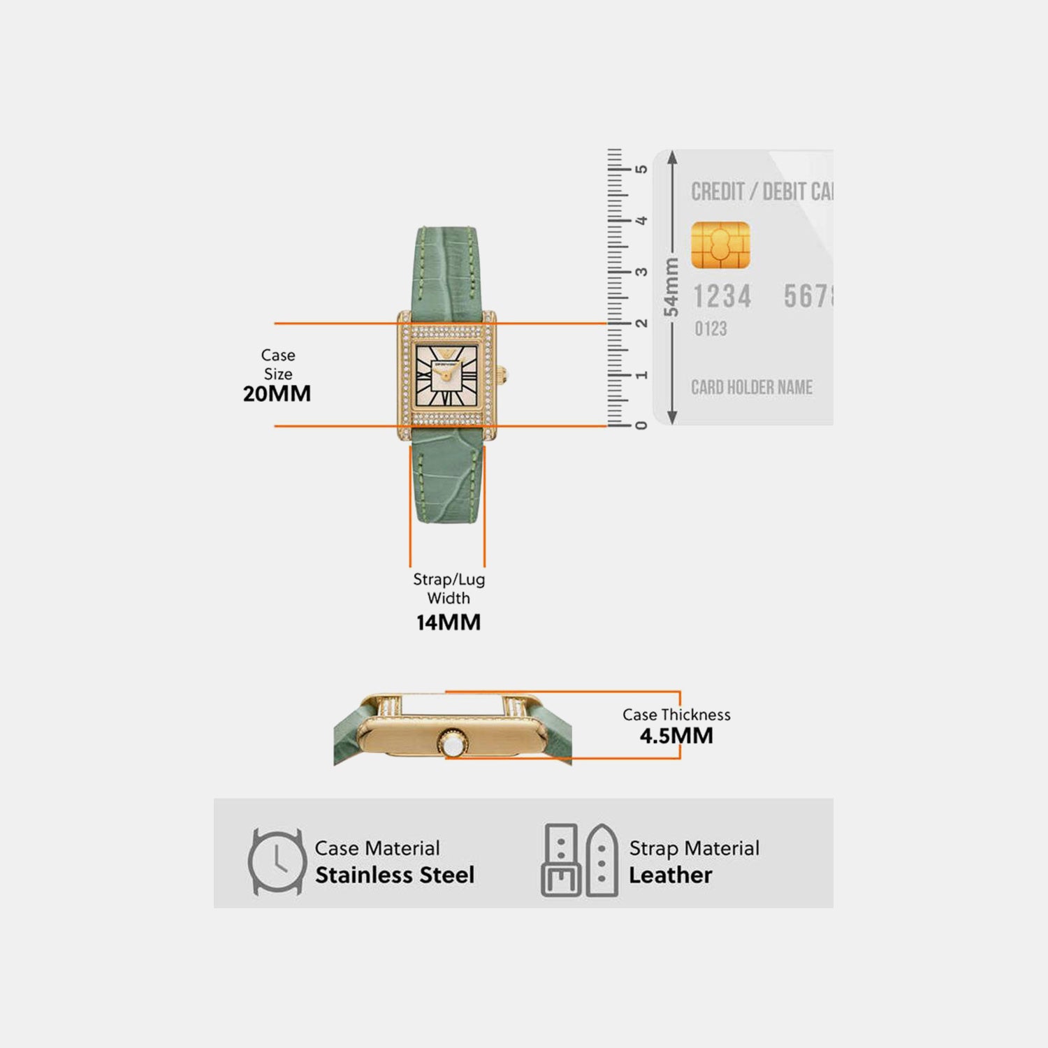 Women Quartz White Dial Analog Leather Watch AR11661