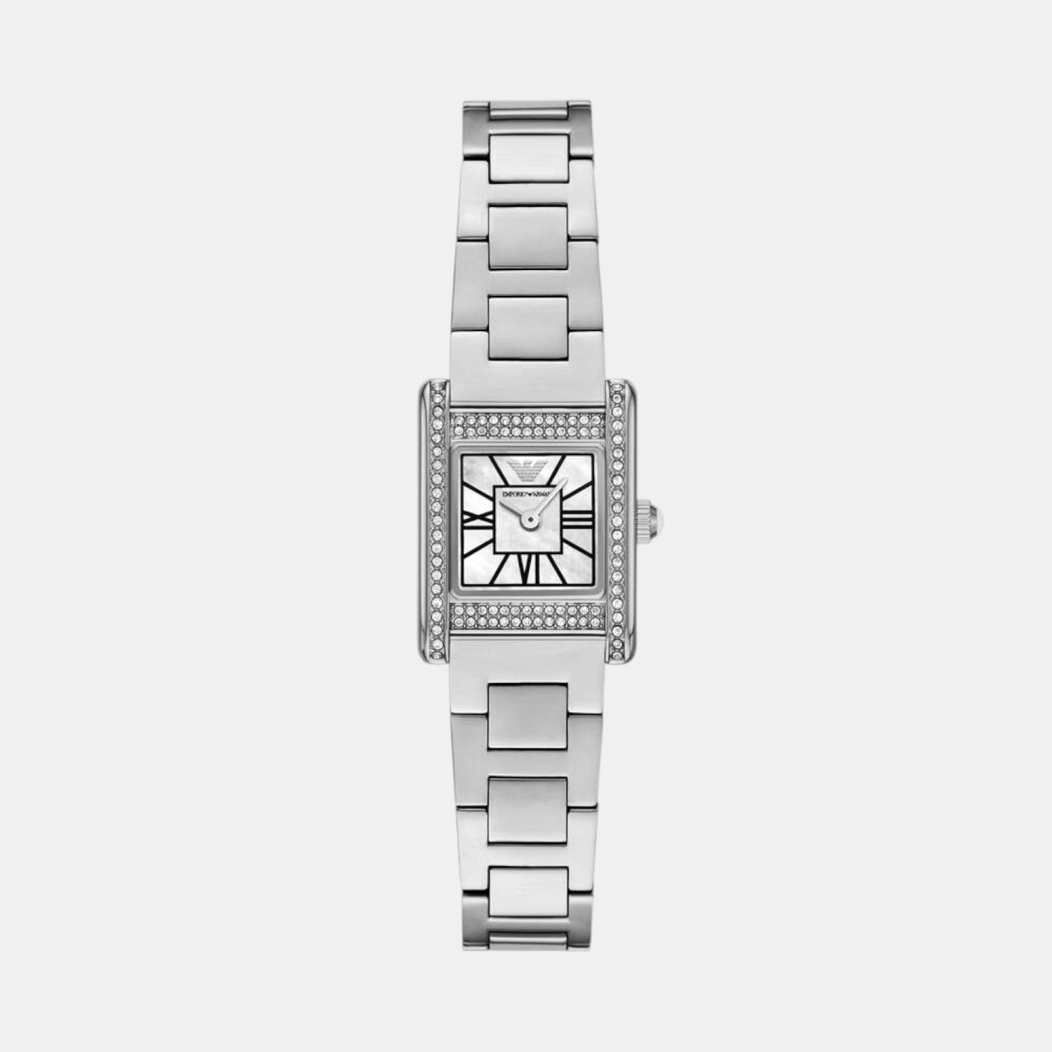 Women Quartz Mother Of Pearl Dial Analog Stainless Steel Watch AR11662