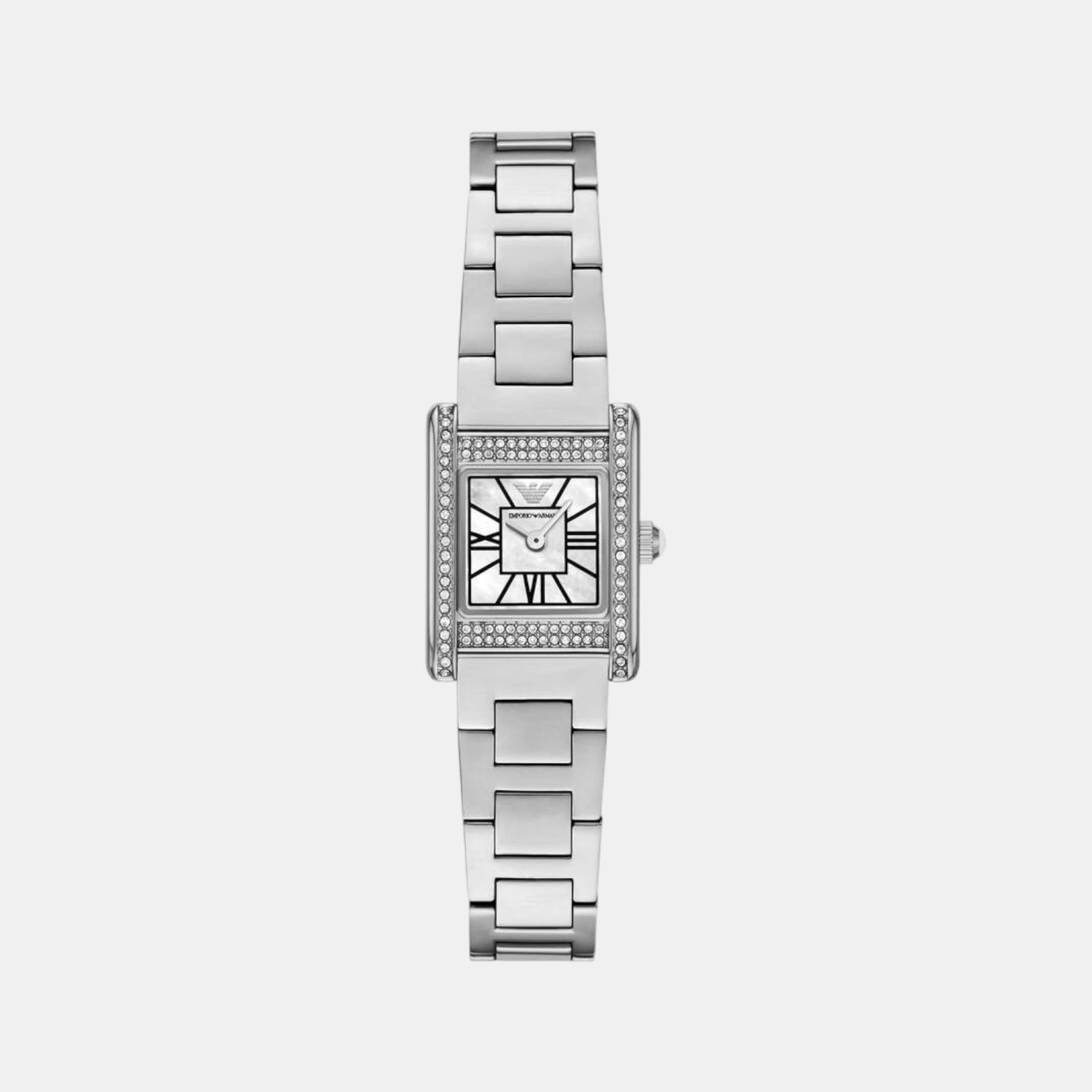 Women Quartz Mother Of Pearl Dial Analog Stainless Steel Watch AR11662