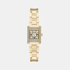 Women Quartz White Dial Analog Stainless Steel Watch AR11663