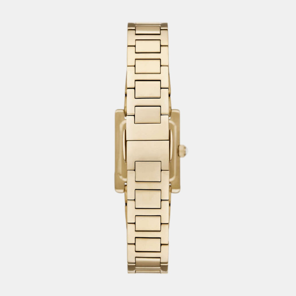 Women Quartz White Dial Analog Stainless Steel Watch AR11663