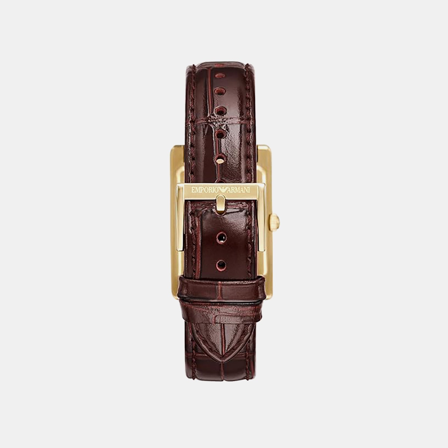 Men Quartz White Dial Analog Leather Watch AR11665