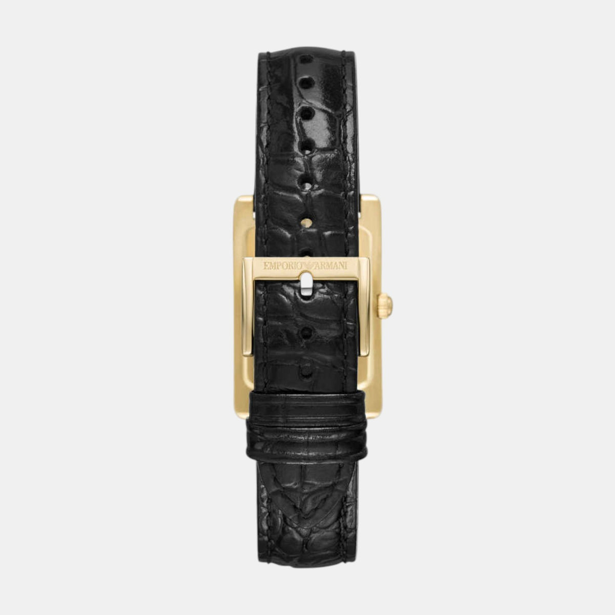 Men Quartz Black Dial Analog Leather Watch AR11666