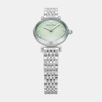 Women Quartz Green Dial Analog Stainless Steel Watch AR11667