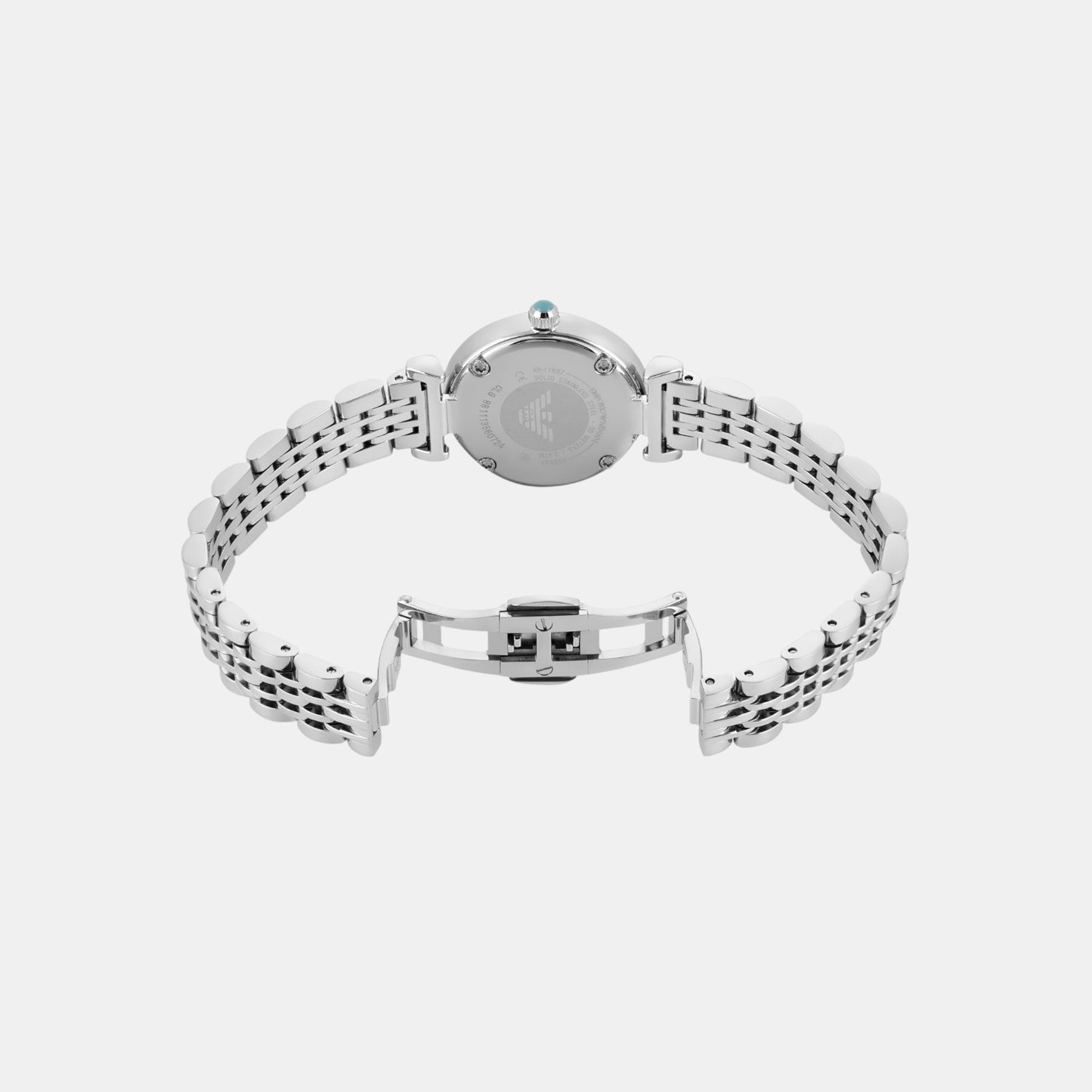 Women Quartz Green Dial Analog Stainless Steel Watch AR11667