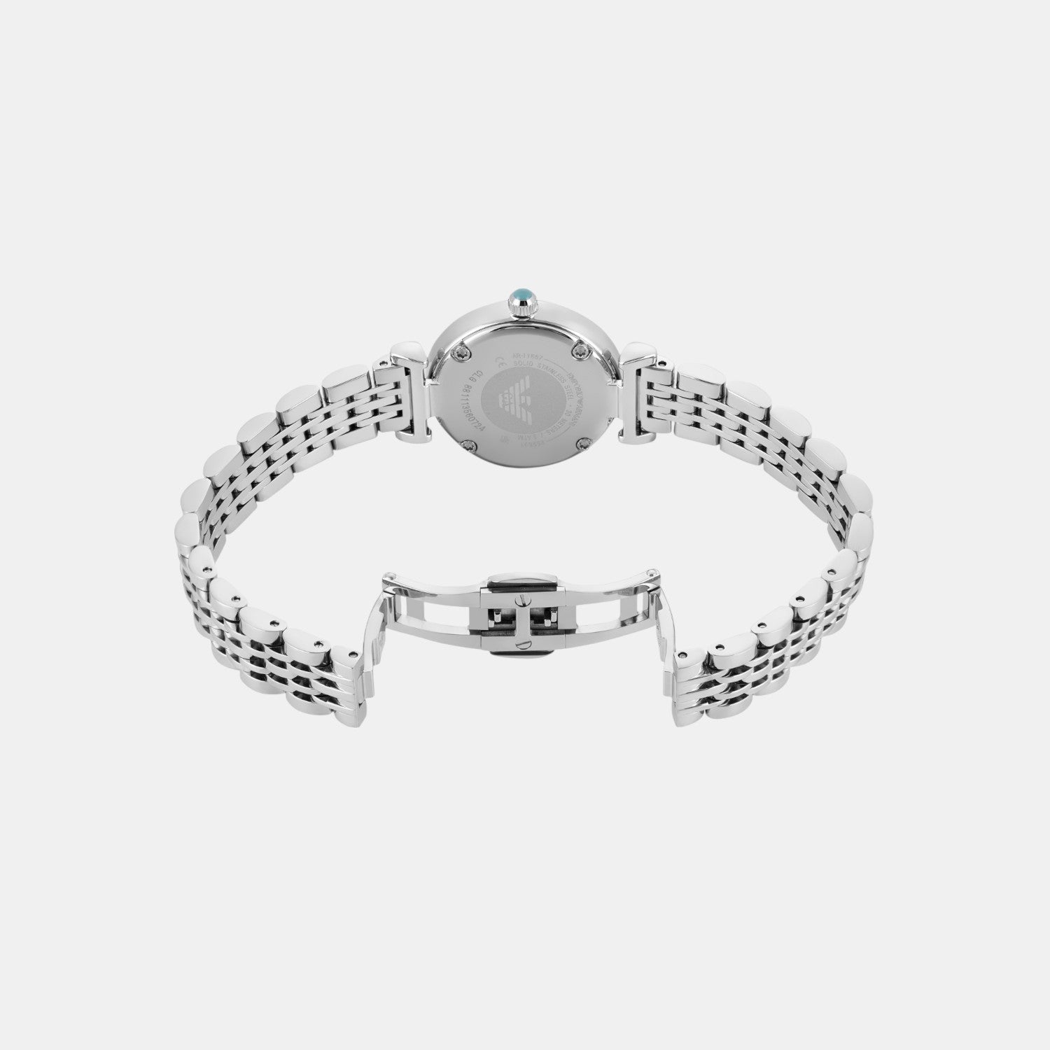 Women Quartz Green Dial Analog Stainless Steel Watch AR11667