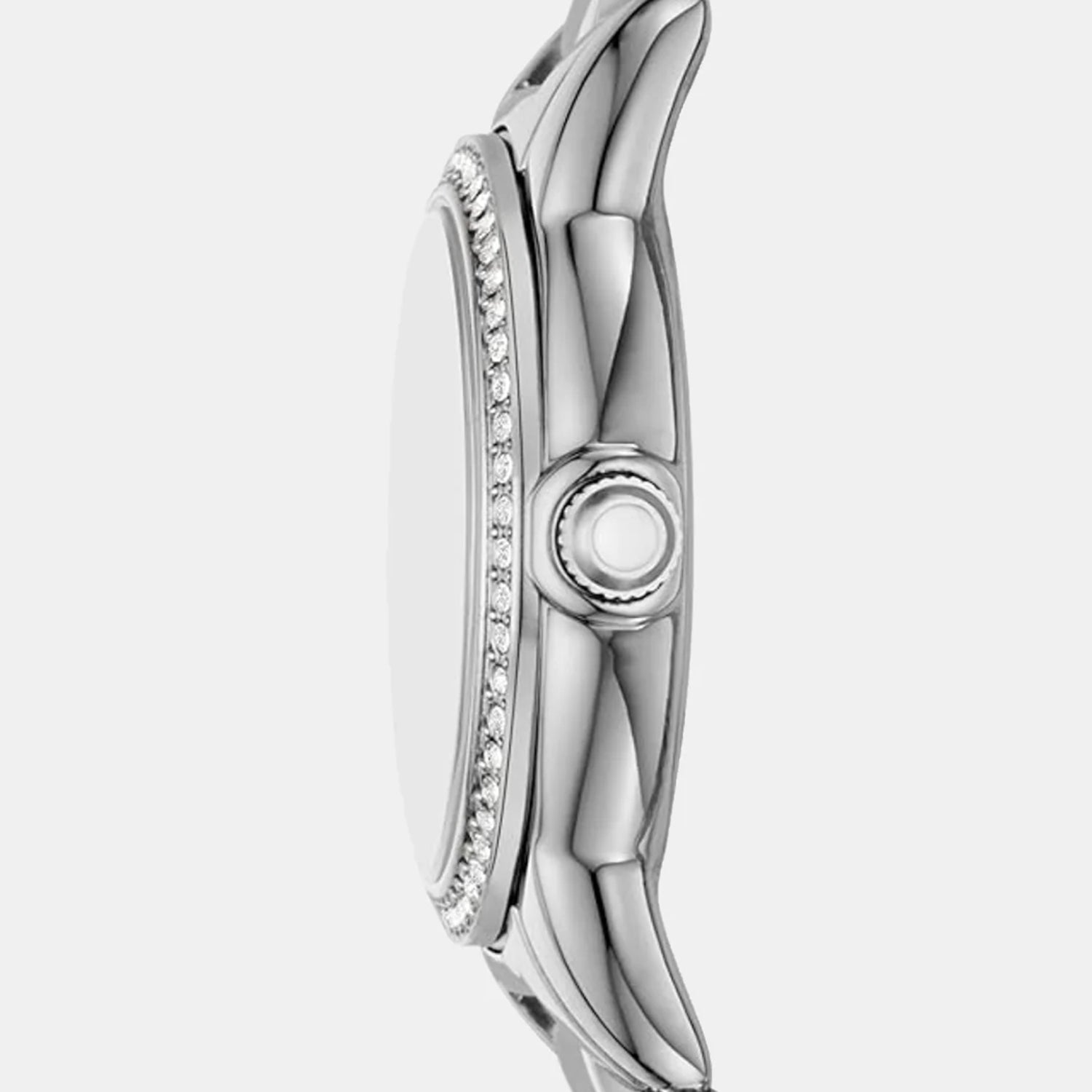 Women Quartz Mother Of Pearl Dial Analog Stainless Steel Watch AR11669