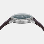 Men Quartz Green Dial Analog Leather Watch AR11672