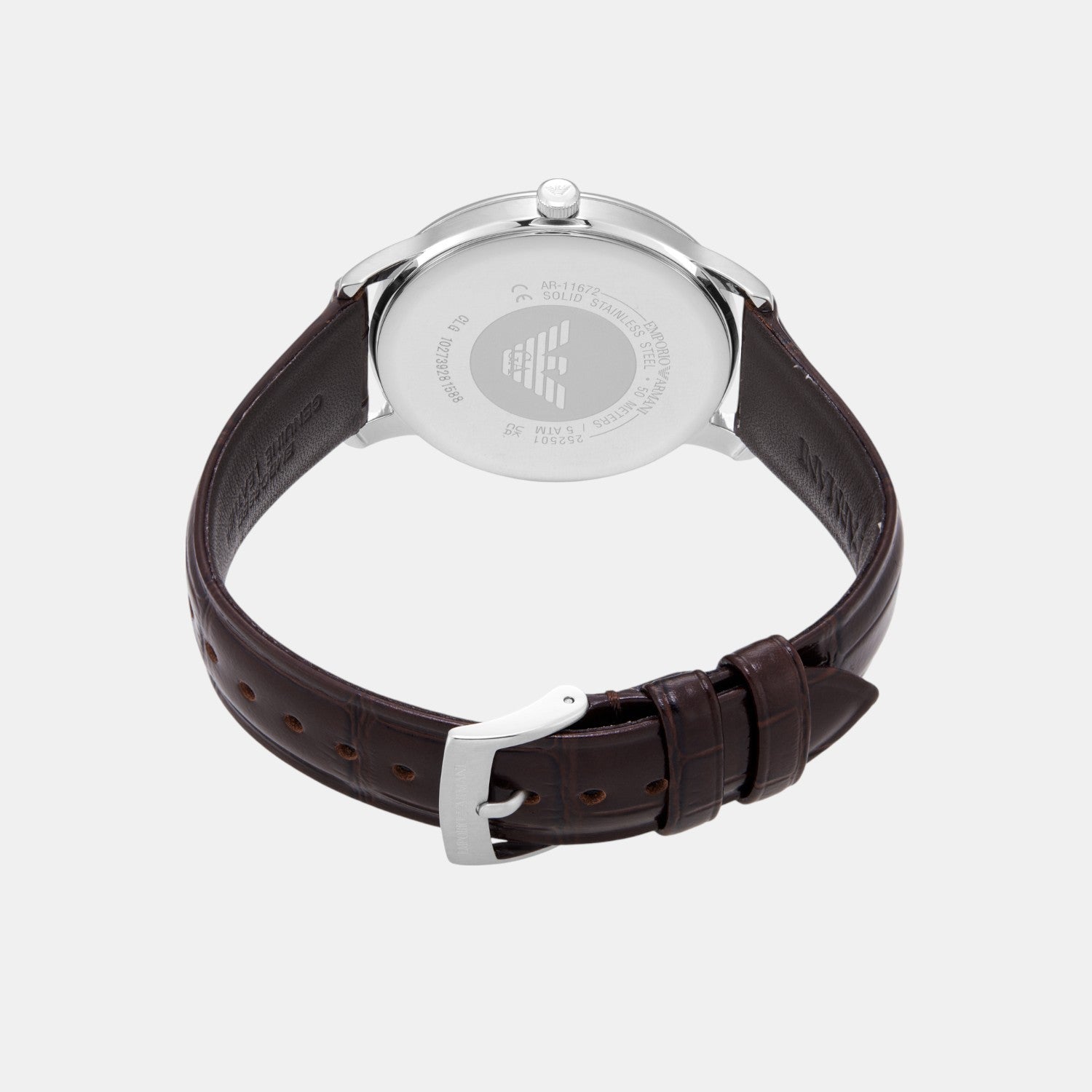 Men Quartz Green Dial Analog Leather Watch AR11672