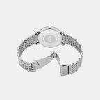 Men Quartz Blue Dial Analog Stainless Steel Watch AR11674