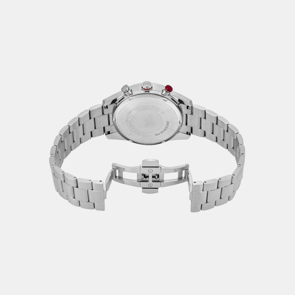 Men Quartz Two Tone Dial Chronograph Stainless Steel Watch AR11676