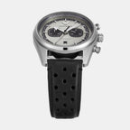 Men Quartz Two Tone Dial Chronograph Leather Watch AR11677