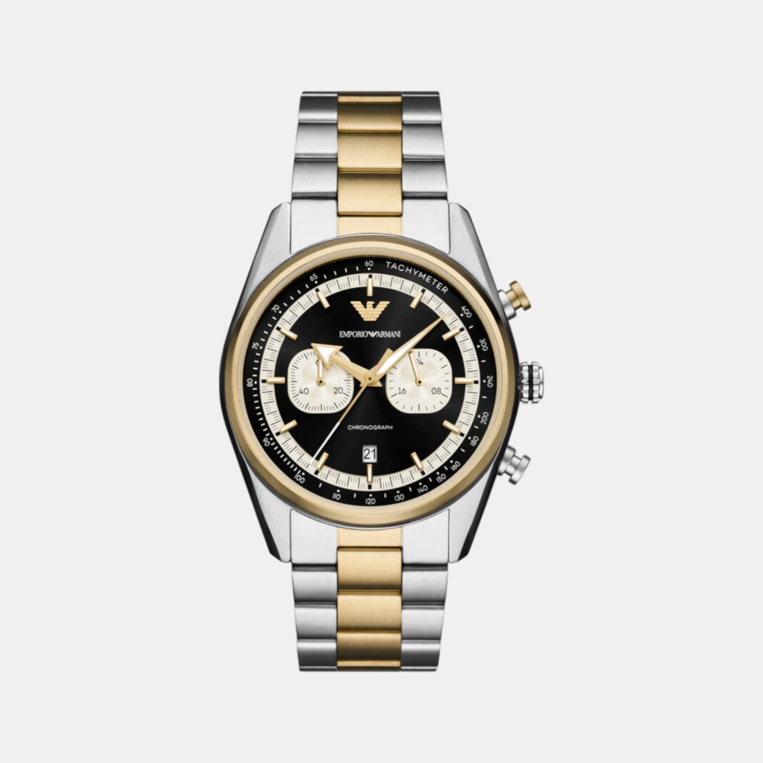 Men Quartz Black Dial Chronograph Watch AR11678
