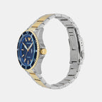World Explorer Men Quartz Blue Dial Analog Stainless Steel Watch AR11682