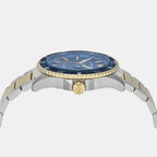 World Explorer Men Quartz Blue Dial Analog Stainless Steel Watch AR11682