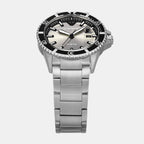 World Explorer Men Quartz Grey Dial Analog Stainless Steel Watch AR11683