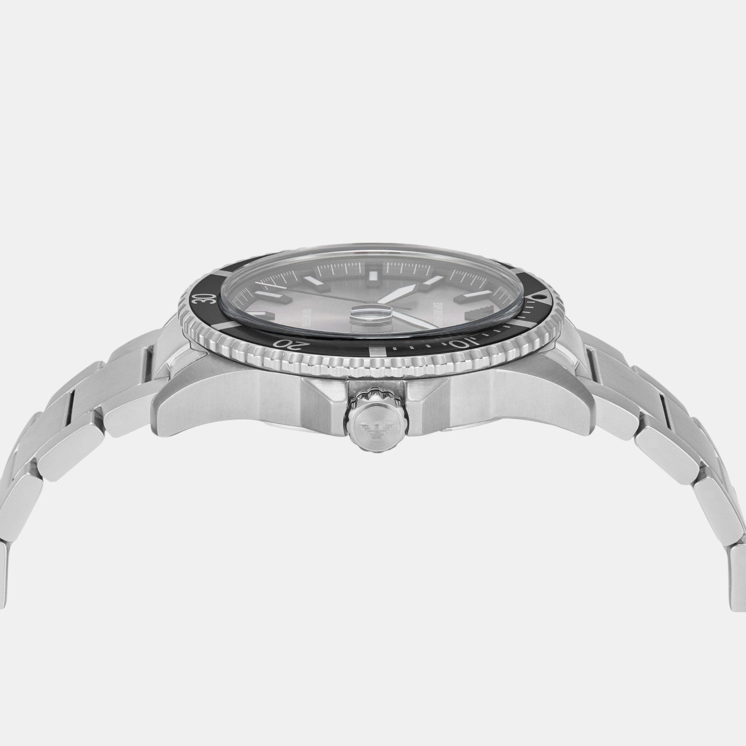 World Explorer Men Quartz Grey Dial Analog Stainless Steel Watch AR11683