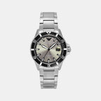 World Explorer Men Quartz Grey Dial Analog Stainless Steel Watch AR11683