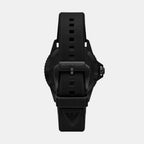 Men Quartz Orange Dial Analog Silicone Watch AR11684