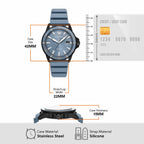 Men Quartz Blue Dial Analog Watch AR11685