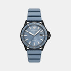 Men Quartz Blue Dial Analog Watch AR11685