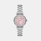 Women Quartz Pink Dial Analog Watch AR11686
