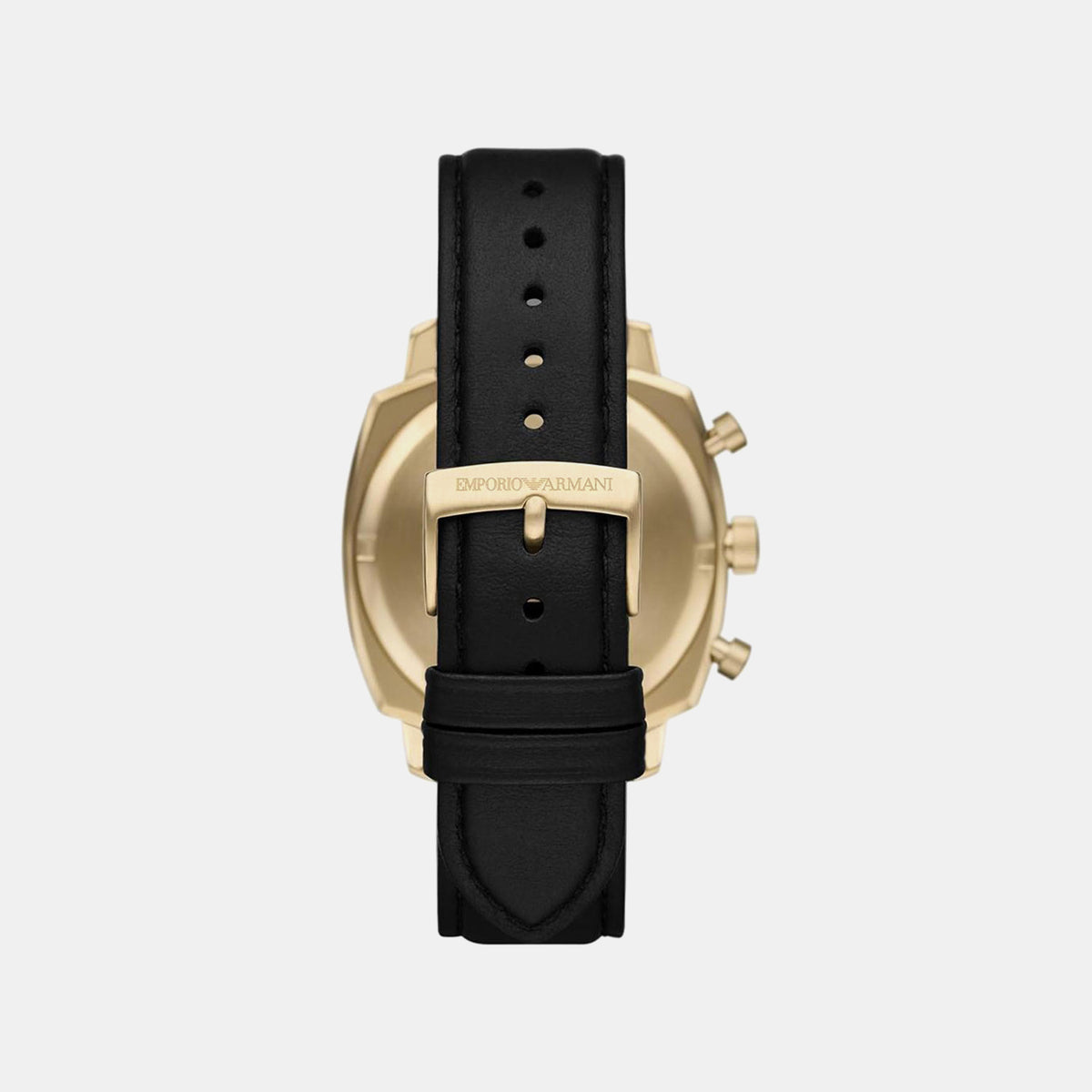 Men Quartz Black Dial Analog Leather Watch AR11690