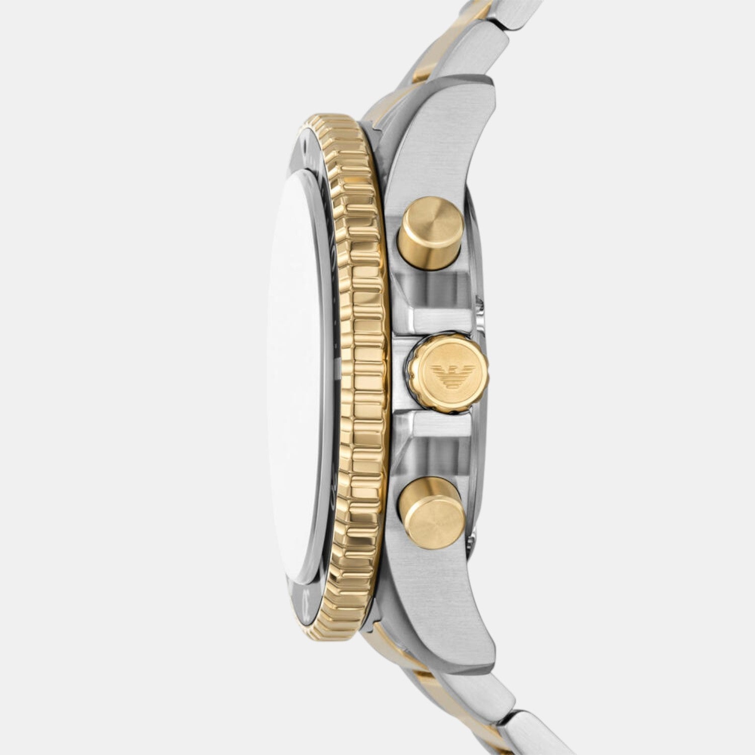 World Explorer Men Solar Green Dial Chronograph Stainless Steel Watch AR11695