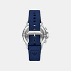 World Explorer Men Solar Blue Dial Analog Silicone Watch AR11696