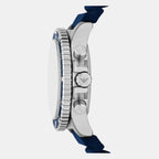 World Explorer Men Solar Blue Dial Analog Silicone Watch AR11696