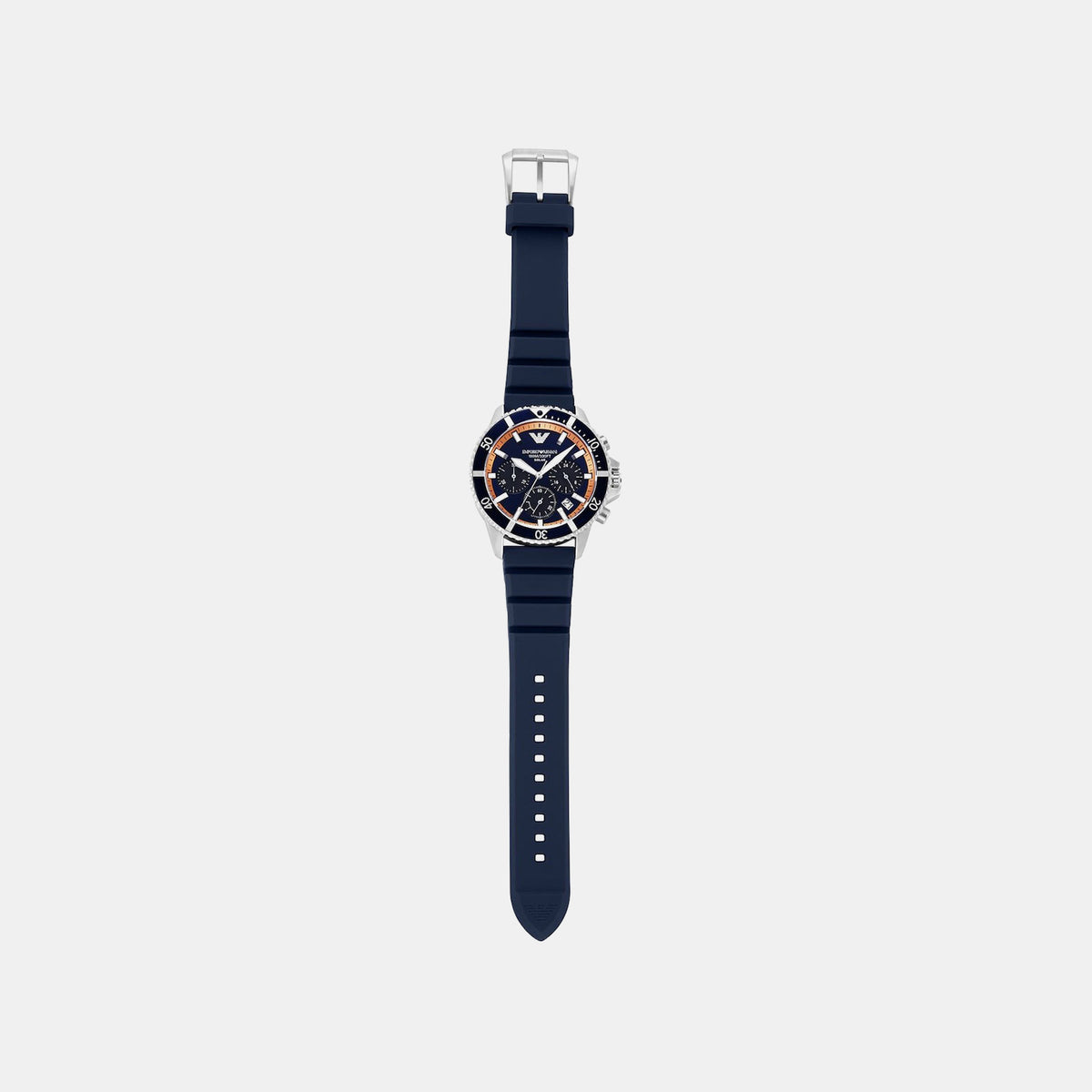 World Explorer Men Solar Blue Dial Analog Silicone Watch AR11696