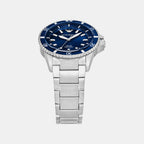 World Explorer Men Solar Blue Dial Analog Stainless Steel Watch AR11697